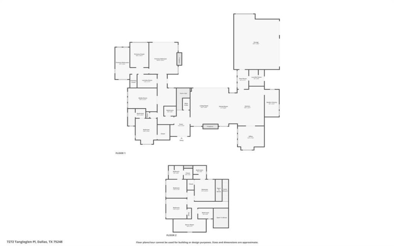 7272 Tangleglen Place, Dallas, TX 75248, 5 Habitaciones Habitaciones , ,6 BañosBaños,Residential,En Venta,7272 Tangleglen Place,0,21202331