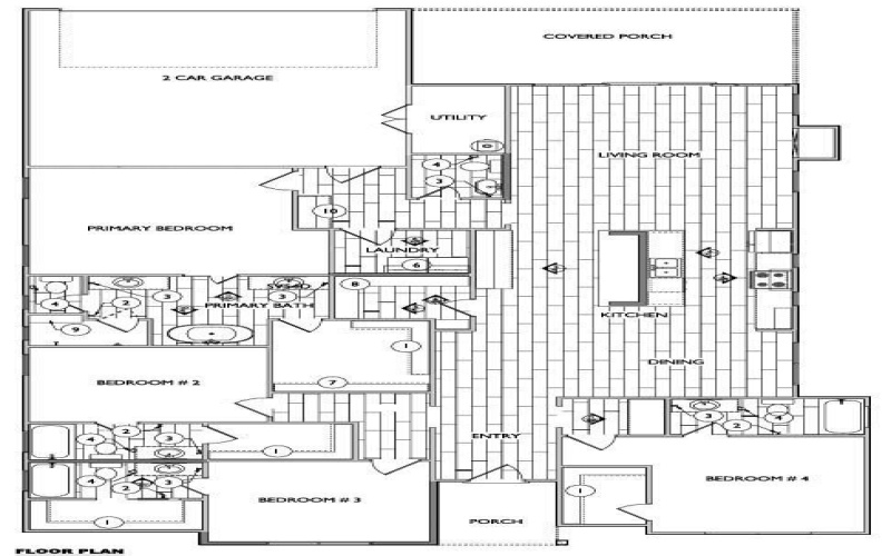 7003 44th Street, Lubbock, TX 79407, 4 Bedrooms Bedrooms, ,5 BathroomsBathrooms,Residential,For Sale,7003 44th Street,0,202603363