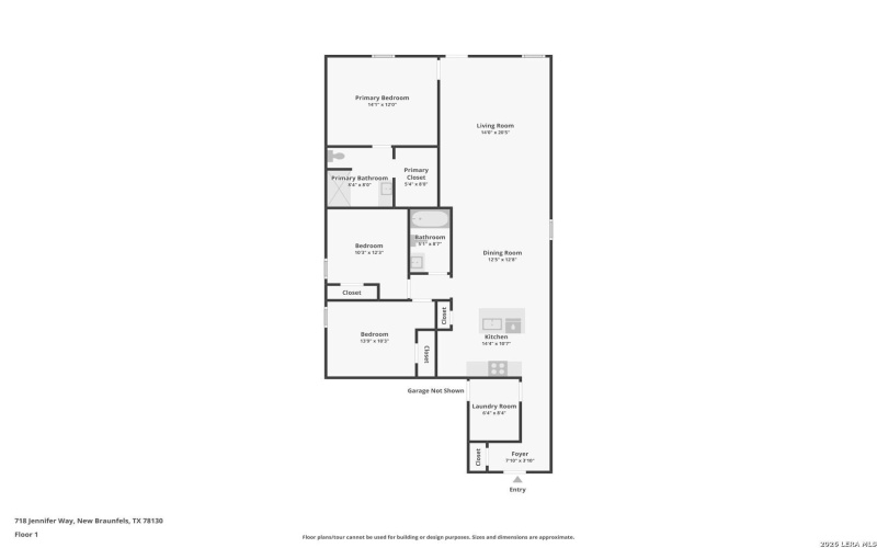 718 Jennifer Way, New Braunfels, TX 78130, 3 Habitaciones Habitaciones , ,2 BañosBaños,Residential,En Venta,718 Jennifer Way,0,1948404