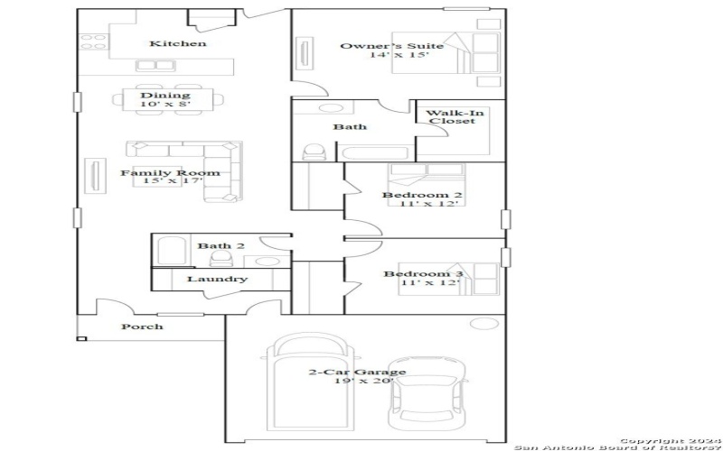 19026 Encanto Alley, San Antonio, TX 78264, 3 Habitaciones Habitaciones , ,2 BañosBaños,Residential,En Venta,19026 Encanto Alley,0,1948449