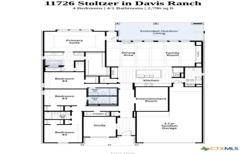11726 Stoltzer, San Antonio, TX 78254, 4 Bedrooms Bedrooms, ,5 BathroomsBathrooms,Residential,For Sale,11726 Stoltzer,0,607295