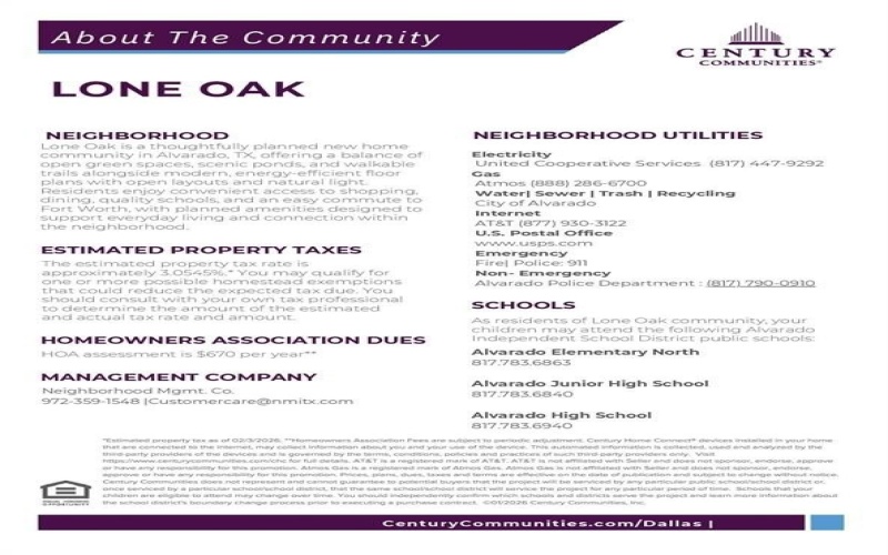 908 Wattle Lane, Alvarado, TX 76009, 4 Habitaciones Habitaciones , ,3 BañosBaños,Residential,En Venta,908 Wattle Lane,0,21208537