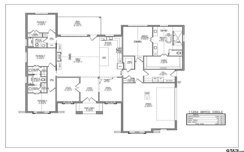 11254 Bryce Circle, Flint, TX 75762, 4 Bedrooms Bedrooms, ,3 BathroomsBathrooms,Residential,For Sale,11254 Bryce Circle,0,26003643