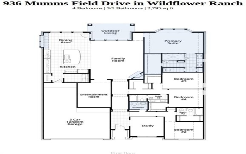 936 Mumms Field Drive, Fort Worth, TX 76247, 4 Bedrooms Bedrooms, ,3 BathroomsBathrooms,Residential,For Sale,936 Mumms Field Drive,0,21208749
