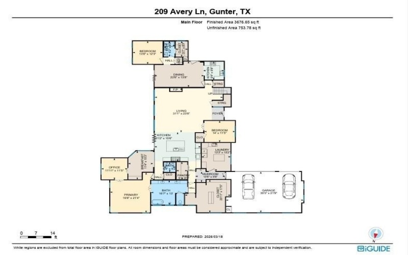 209 Avery Lane, Gunter, TX 75058, 6 Bedrooms Bedrooms, ,7 BathroomsBathrooms,Residential,For Sale,209 Avery Lane,0,21213616