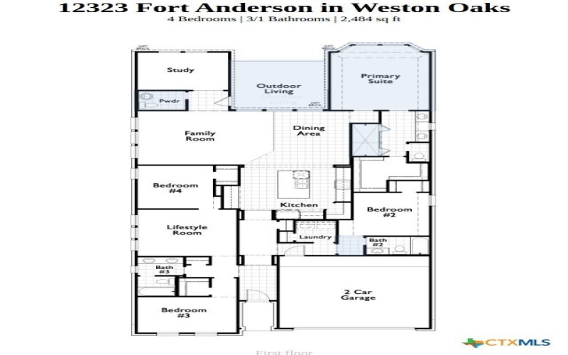 12323 Fort Anderson, San Antonio, TX 78245, 4 Bedrooms Bedrooms, ,3 BathroomsBathrooms,Residential,For Sale,12323 Fort Anderson,0,608031