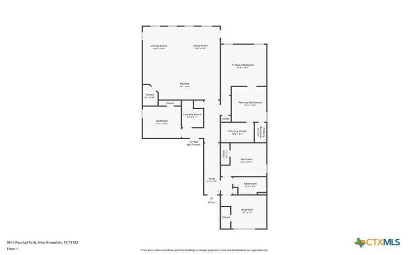 5540 Paschal Park, New Braunfels, TX 78132, 4 Bedrooms Bedrooms, ,2 BathroomsBathrooms,Residential,For Sale,5540 Paschal Park,0,608470