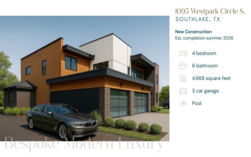 1095 Westpark Circle S, Southlake, TX 76092, 4 Bedrooms Bedrooms, ,5 BathroomsBathrooms,Residential,For Sale,1095 Westpark Circle S,0,21191866