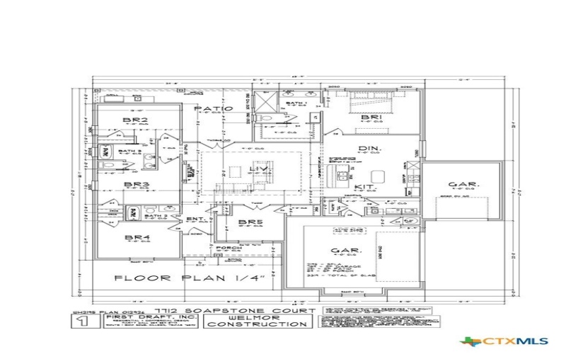 7712 Soapstone Court, Moody, TX 76502, 5 Habitaciones Habitaciones , ,3 BañosBaños,Residential,En Venta,7712 Soapstone Court,0,608866
