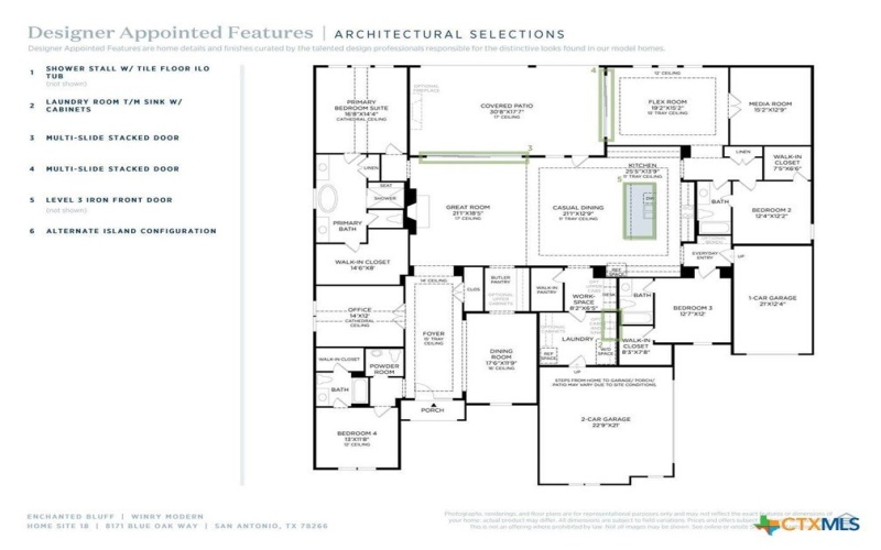 8171 Blue Oak Way, San Antonio, TX 78266, 4 Habitaciones Habitaciones , ,5 BañosBaños,Residential,En Venta,8171 Blue Oak Way,0,609138