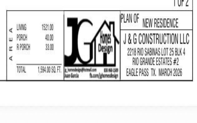 2218 Rio Sabinas, Eagle Pass, TX 78852, 3 Bedrooms Bedrooms, ,2 BathroomsBathrooms,Residential,For Sale,2218 Rio Sabinas,0,83255