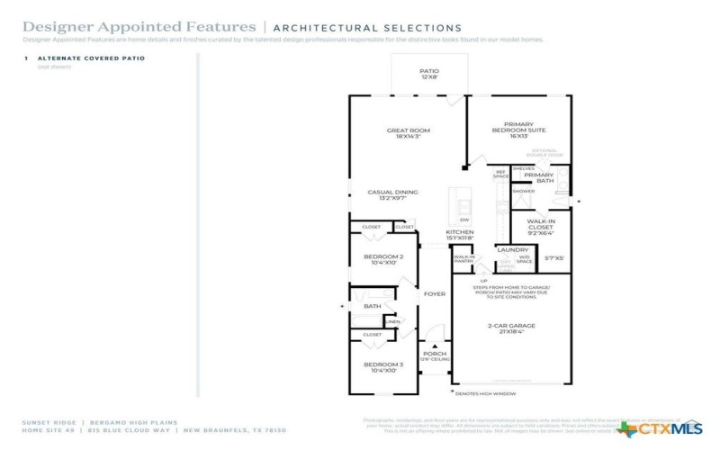 815 Blue Cloud Way, New Braunfels, TX 78130, 3 Bedrooms Bedrooms, ,2 BathroomsBathrooms,Residential,For Sale,815 Blue Cloud Way,0,610310