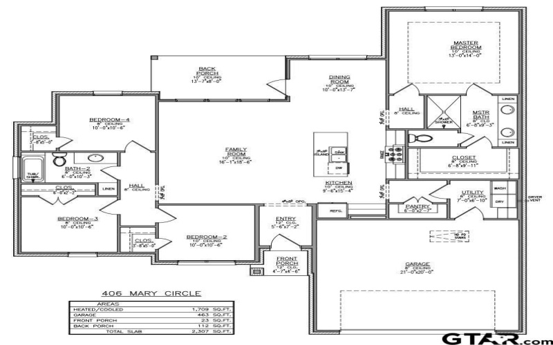 406 Mary Circle, Bullard, TX 75757, 4 Bedrooms Bedrooms, ,2 BathroomsBathrooms,Residential,For Sale,406 Mary Circle,25003122