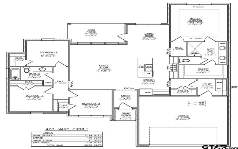 420 Mary Circle, Bullard, TX 75757, 4 Habitaciones Habitaciones , ,2 BañosBaños,Residential,En Venta,420 Mary Circle,25003125