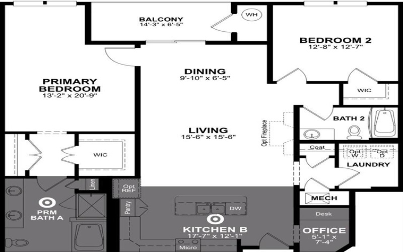 651 N Watters Road #4303, Allen, TX 75013, 2 Bedrooms Bedrooms, ,2 BathroomsBathrooms,Residential,For Sale,651 N Watters Road,20738752