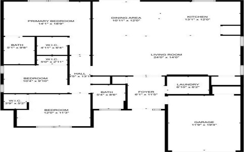 1006 Jackson Street N, Sulphur Springs, TX 75482, 3 Habitaciones Habitaciones , ,2 BañosBaños,Residential,En Venta,1006 Jackson Street N,20739714