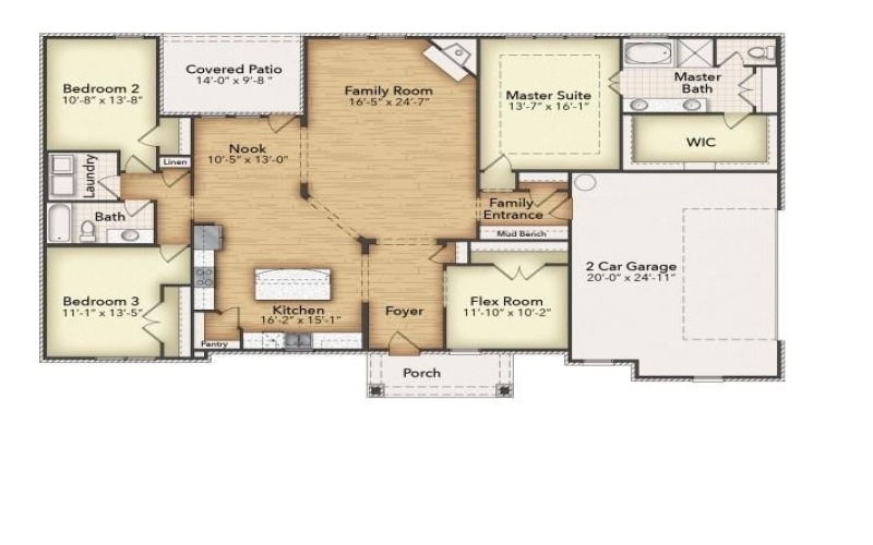 2605 Witness Tree Road, Oak Ridge, TX 75161, 3 Bedrooms Bedrooms, ,2 BathroomsBathrooms,Residential,For Sale,2605 Witness Tree Road,20740526